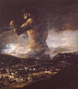 Francisco Goya Colossus oil painting on canvas